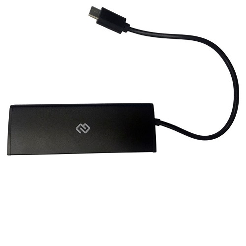 Разветвитель USB-C Digma HUB-4U2.0-UC-B 4порт. черный