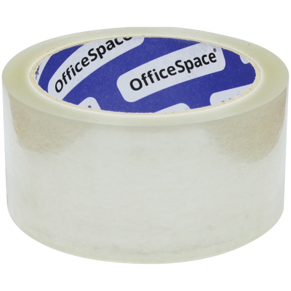 Клейкая лента 48 мм*66 м OfficeSpace 40 мкм   прозрачная 254424